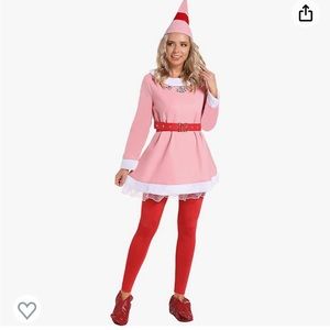 Jovie. 🎅Elf Costume For Women Material:Polyester & Cotton. Size medium.